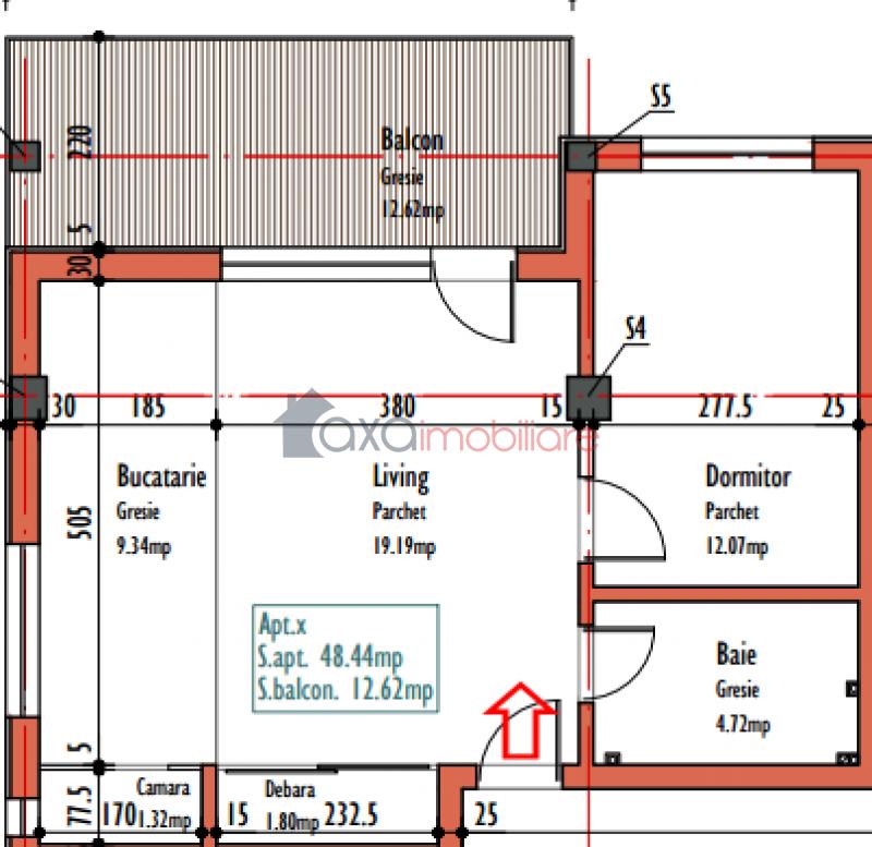 Apartament 2 camere de vanzare in Cluj-Napoca, cartier Marasti