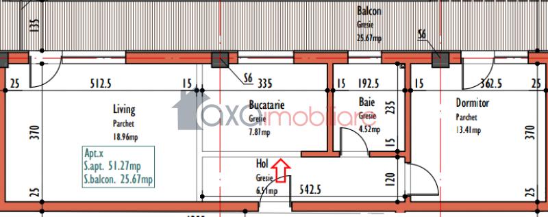 Apartament 2 camere de vanzare in Cluj-Napoca, cartier Marasti