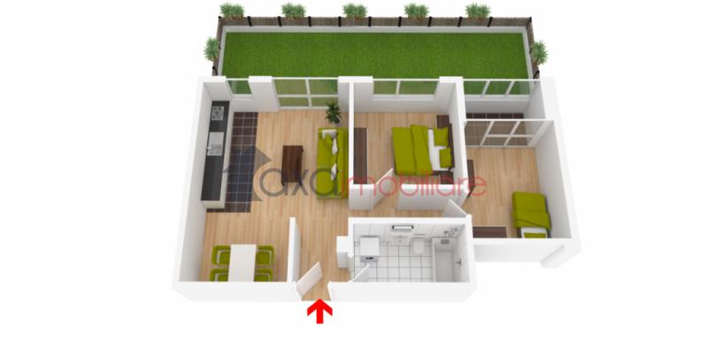 Apartment 2 rooms for  sell in Cluj-napoca, Borhanci ID 2923