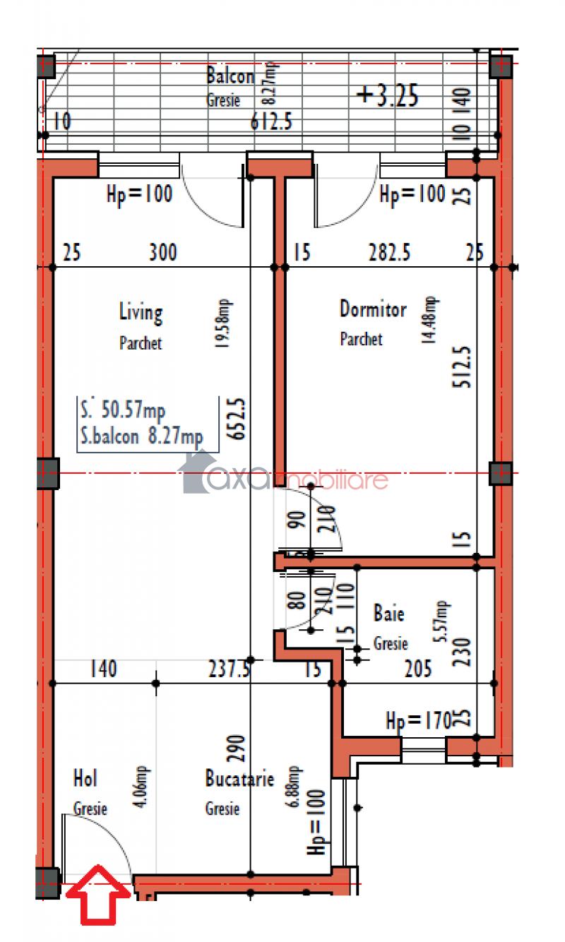 Apartament 2 camere de vanzare in Cluj-Napoca, cartier Marasti