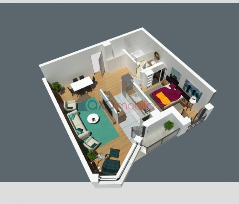 Apartament 2 camere de  vanzare in Cluj-Napoca, Buna Ziua ID 5514