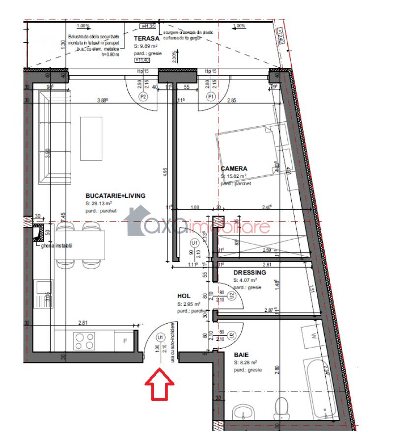 Apartment 2 rooms for  rent in Cluj-napoca, Iris ID 6422