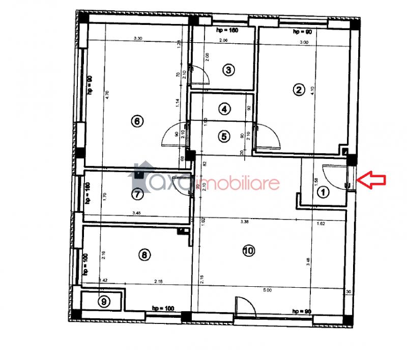 Apartament 3 camere de vanzare in Cluj-Napoca, cartier Europa