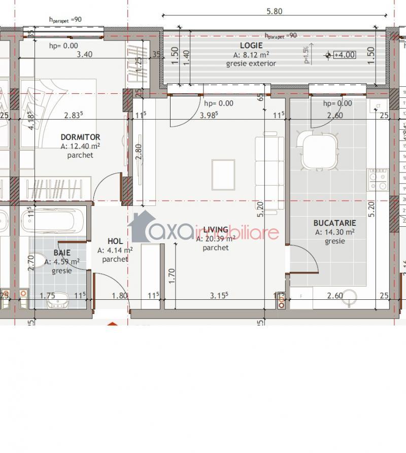 Apartament 2 camere de vanzare in Cluj-Napoca, cartier Centru