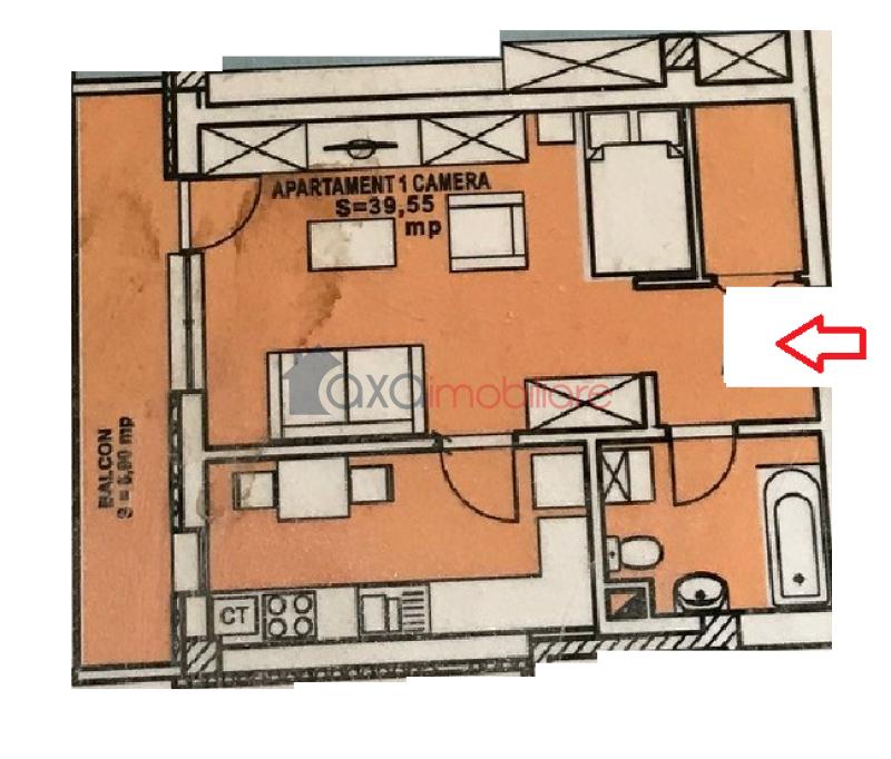 Apartament 1 camere de vanzare in Cluj-Napoca, cartier Calea Turzii